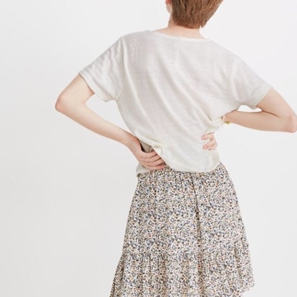 Madewell Cream knit crop top SM - Picture 6 of 7